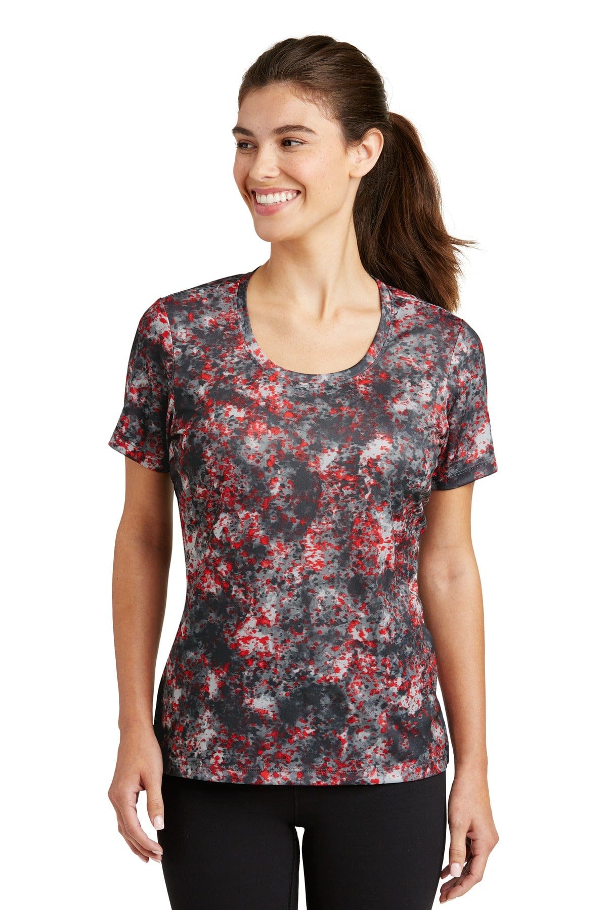 Sport-Tek T-Shirts DISCONTINUED  Sport-Tek ®  Ladies Mineral Freeze Scoop Neck Tee. LST330