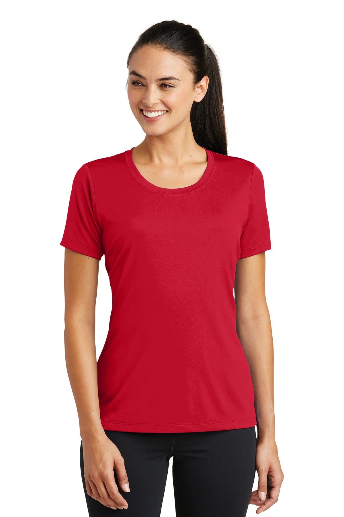 Sport-Tek T-Shirts DISCONTINUED  Sport-Tek ®  Ladies PosiCharge ®  Tough Tee ™ . LST320