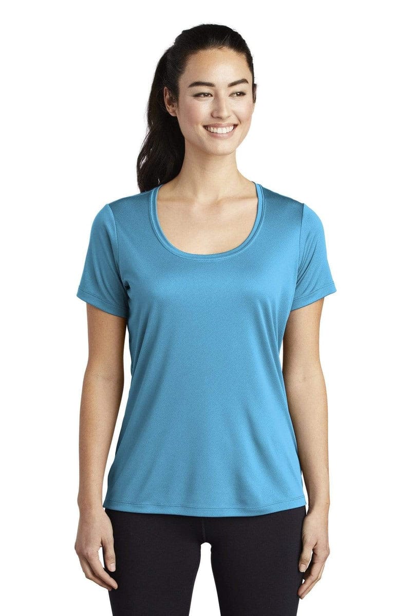 Sport-Tek T-Shirts Sport-Tek Ladies Posi-UV Pro Scoop Neck Tee. LST420