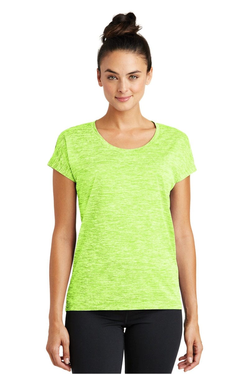 Sport-Tek T-Shirts Sport-Tek LST390: Ladies PosiCharge Electric Heather Sporty Tee