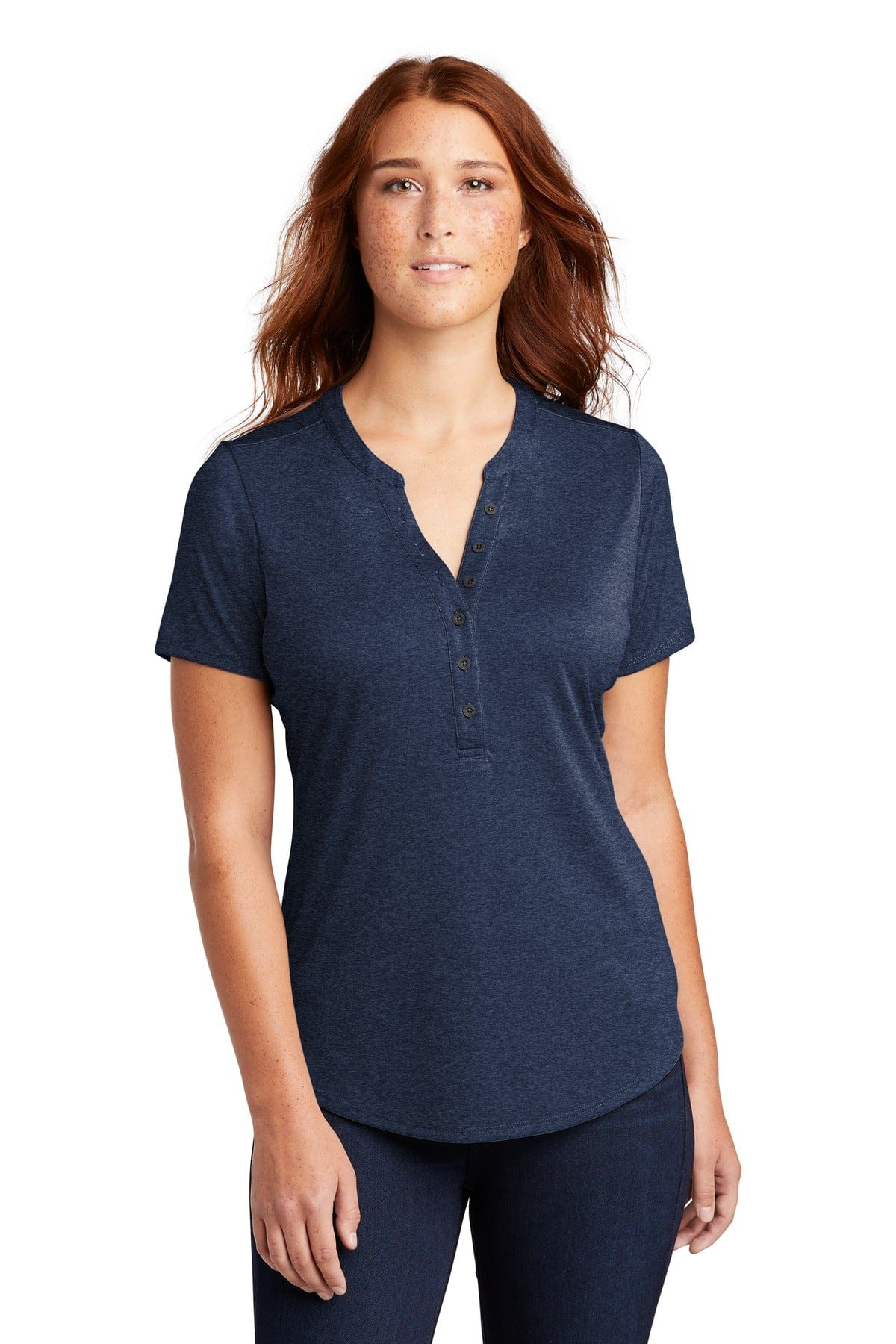 Sport-Tek T-Shirts Sport-Tek LST468: Ladies Endeavor Henley