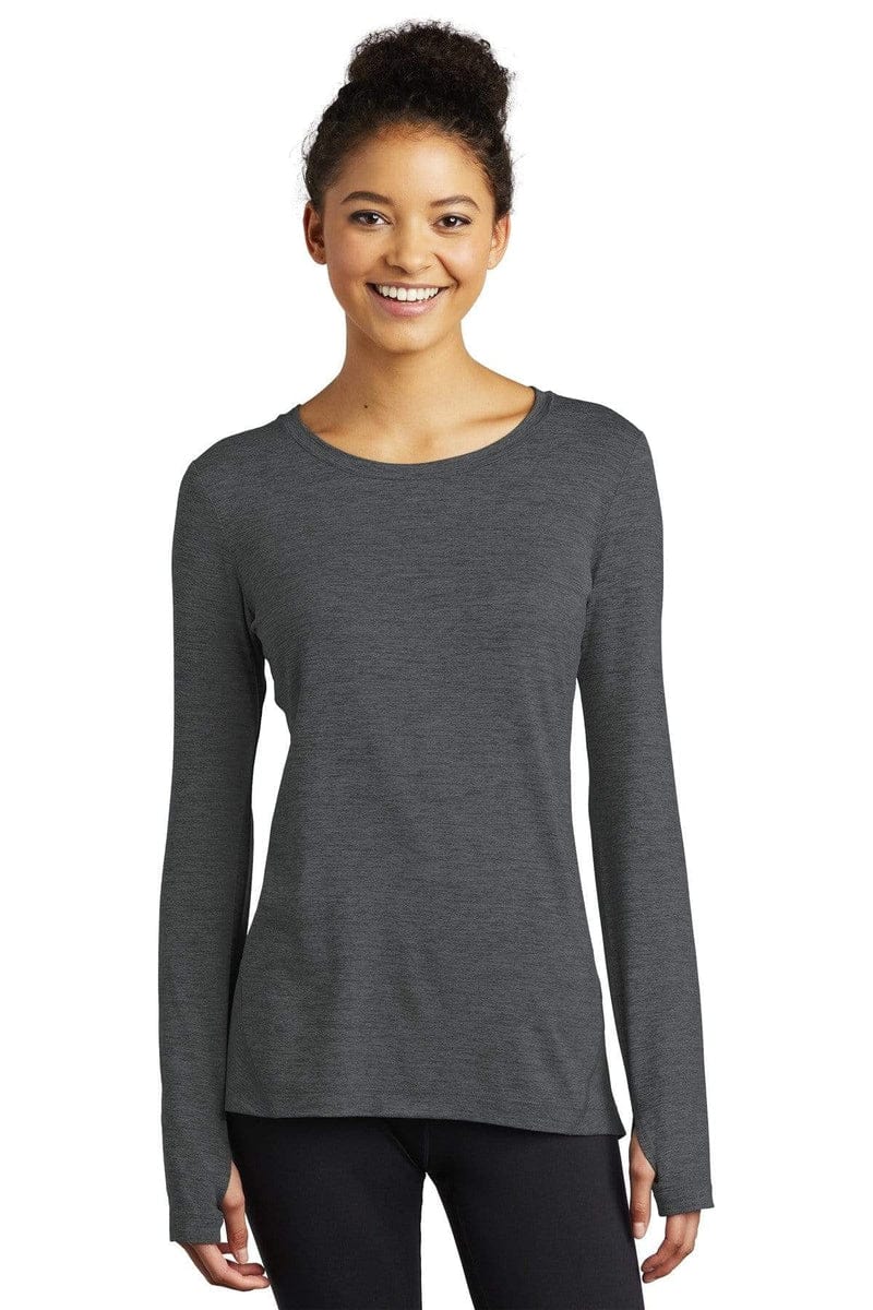 Sport-Tek T-Shirts Sport-Tek LST710: Ladies Exchange 1.5 Long Sleeve Crew