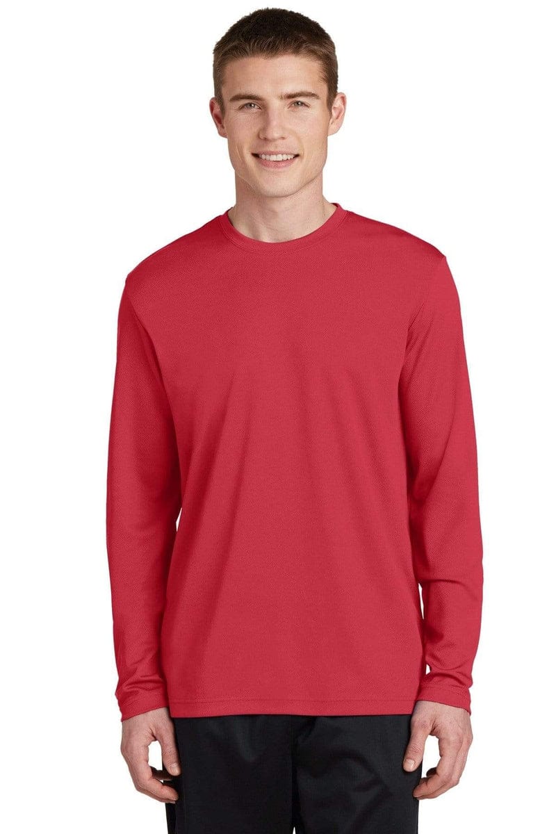 Sport-Tek T-Shirts Sport-Tek ST340LS PosiCharge RacerMesh Long Sleeve Tee
