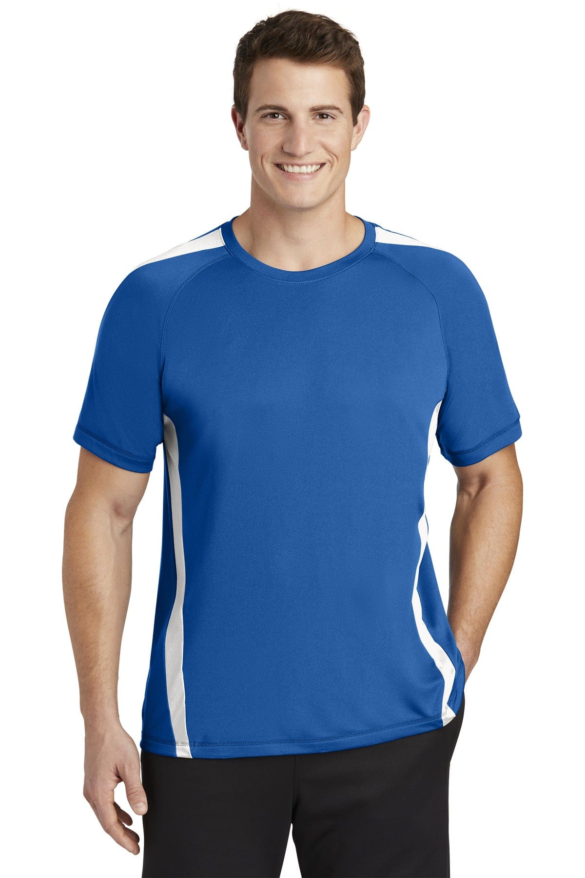 Sport-Tek ST351 Colorblock PosiCharge Competitor Tee in 
