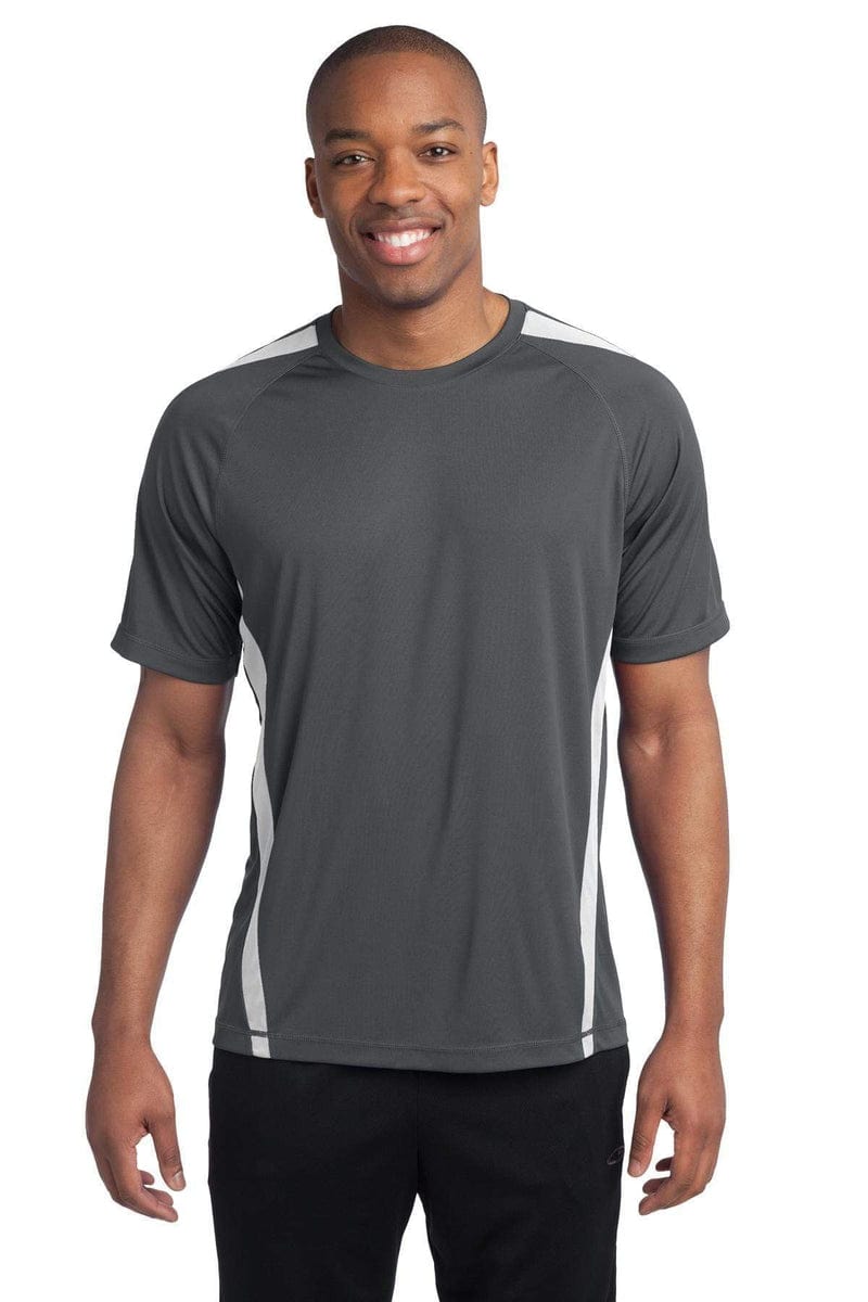 Sport-Tek ST351 Colorblock PosiCharge Competitor Tee in 