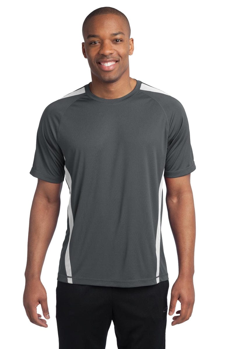 Sport-Tek ST351 Colorblock PosiCharge Competitor Tee in 