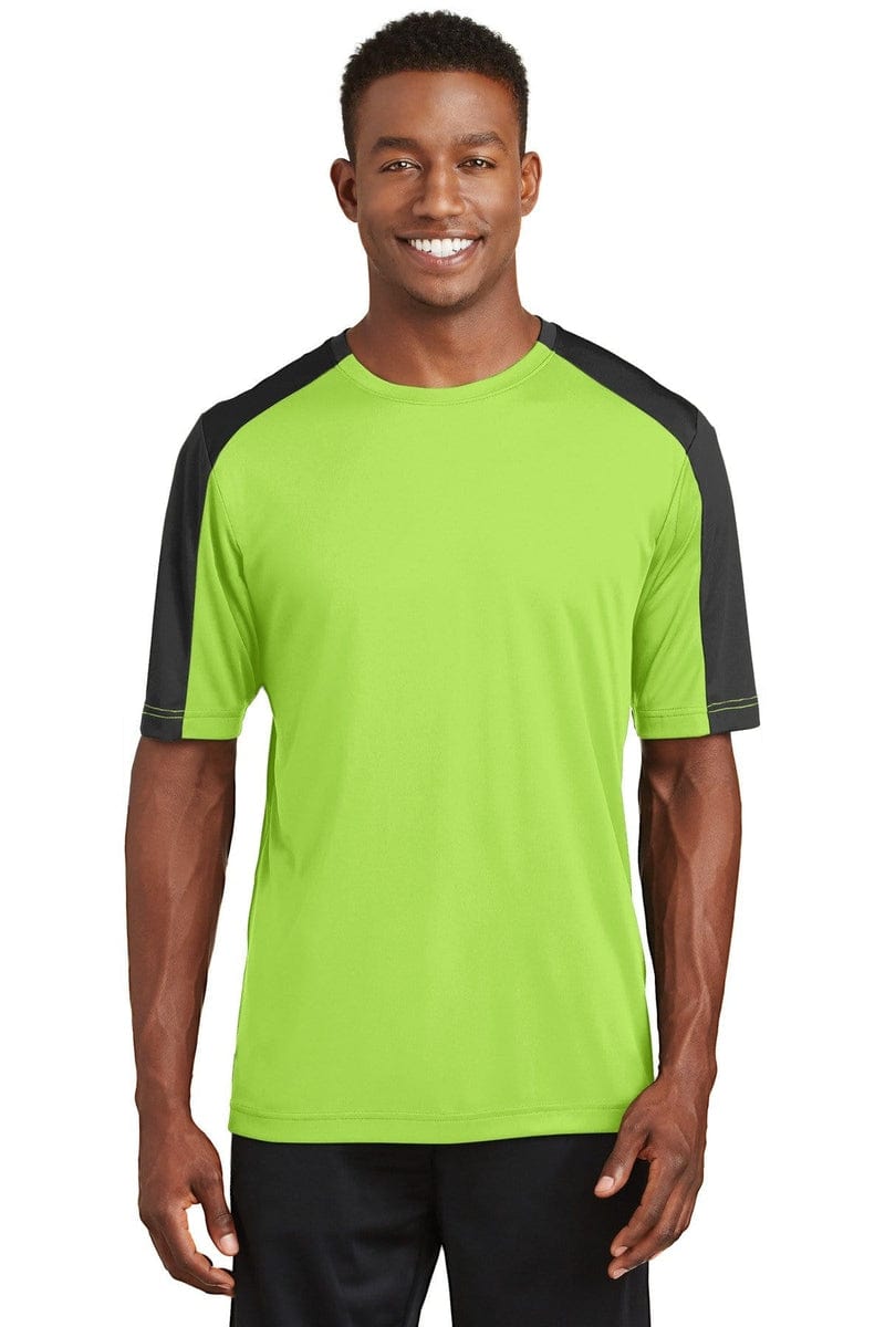 Sport-Tek T-Shirts Sport-Tek ST354: PosiCharge Competitor Sleeve-Blocked Tee