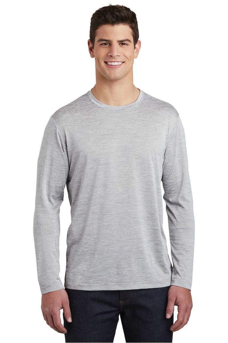 Sport-Tek T-Shirts Sport-Tek ST390LS: PosiCharge Long Sleeve Electric Heather Tee