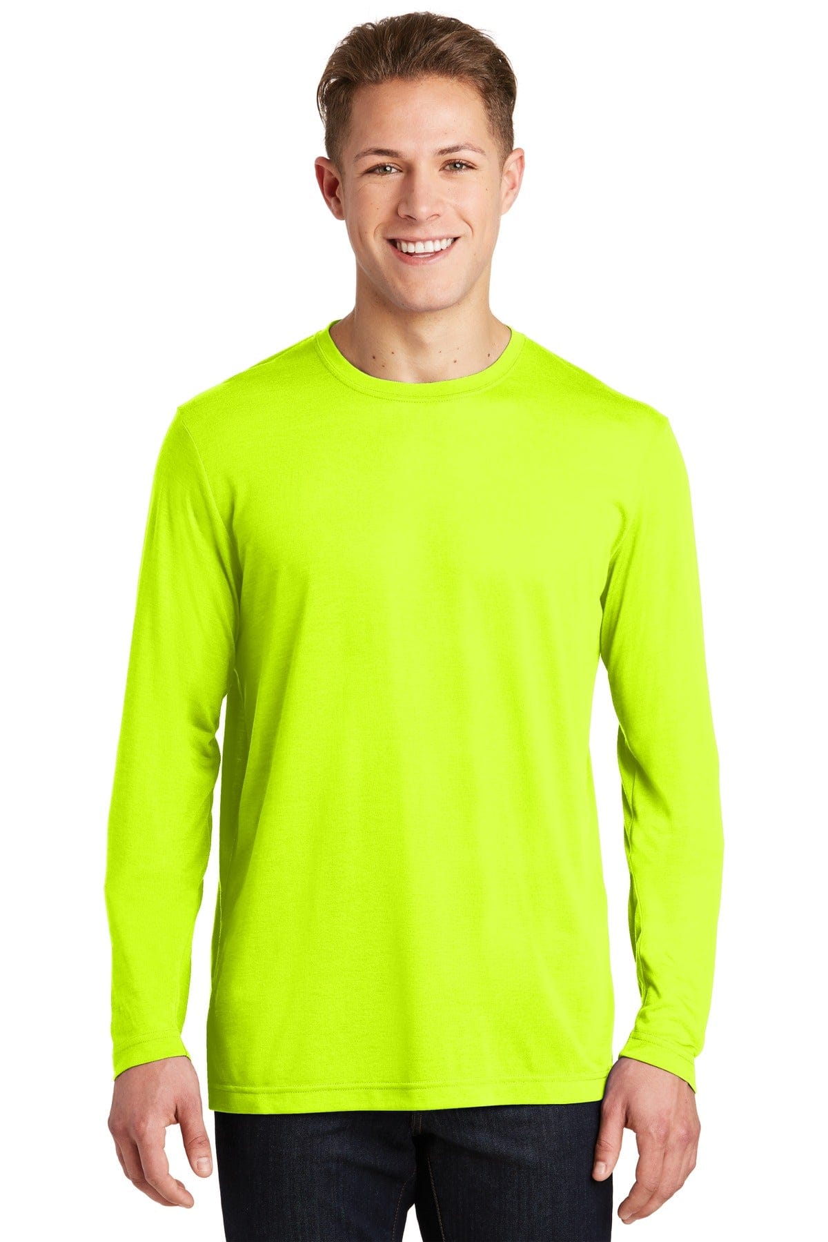 Sport-Tek T-Shirts Sport-Tek ST450LS Long Sleeve PosiCharge Competitor Cotton Touch Tee