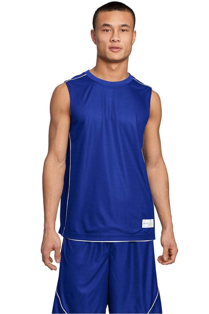 Sport-Tek T-Shirts Sport-Tek T555: PosiCharge Mesh Reversible Sleeveless Tee