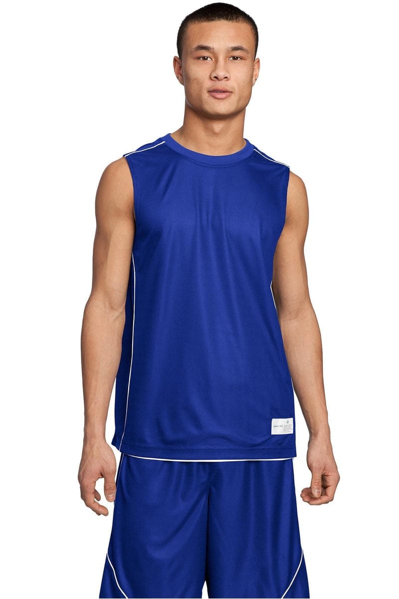 Sport-Tek T-Shirts Sport-Tek T555: PosiCharge Mesh Reversible Sleeveless Tee