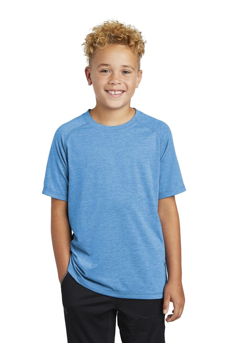 Sport-Tek T-Shirts Sport-Tek YST400: Youth PosiCharge Tri-Blend Wicking Raglan Tee