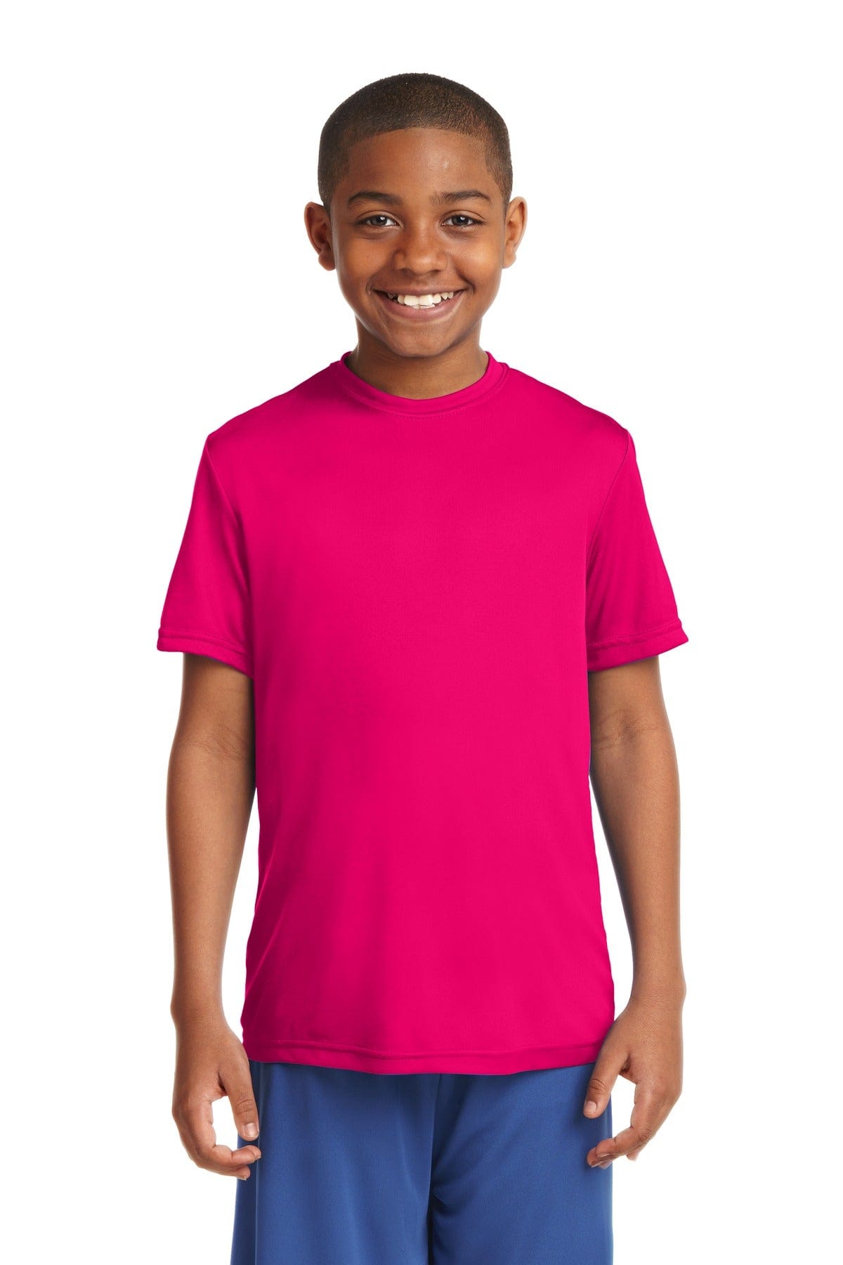 Sport-Tek T-Shirts XL / Pink Raspberry Sport-Tek YST350: Youth PosiCharge Competitor Tee.