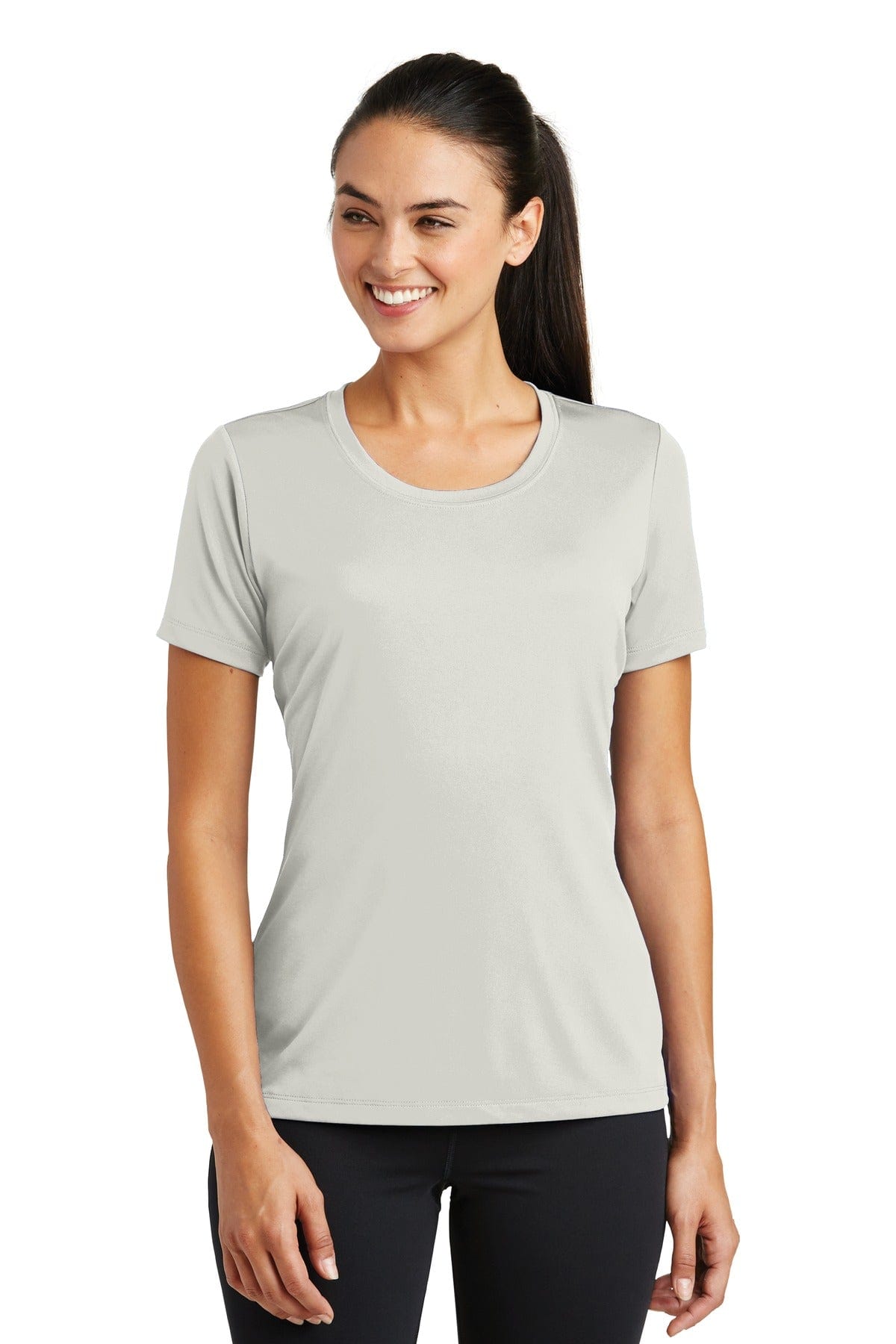 Sport-Tek T-Shirts XL / Silver DISCONTINUED Sport-Tek Ladies PosiCharge Tough Tee | LST320