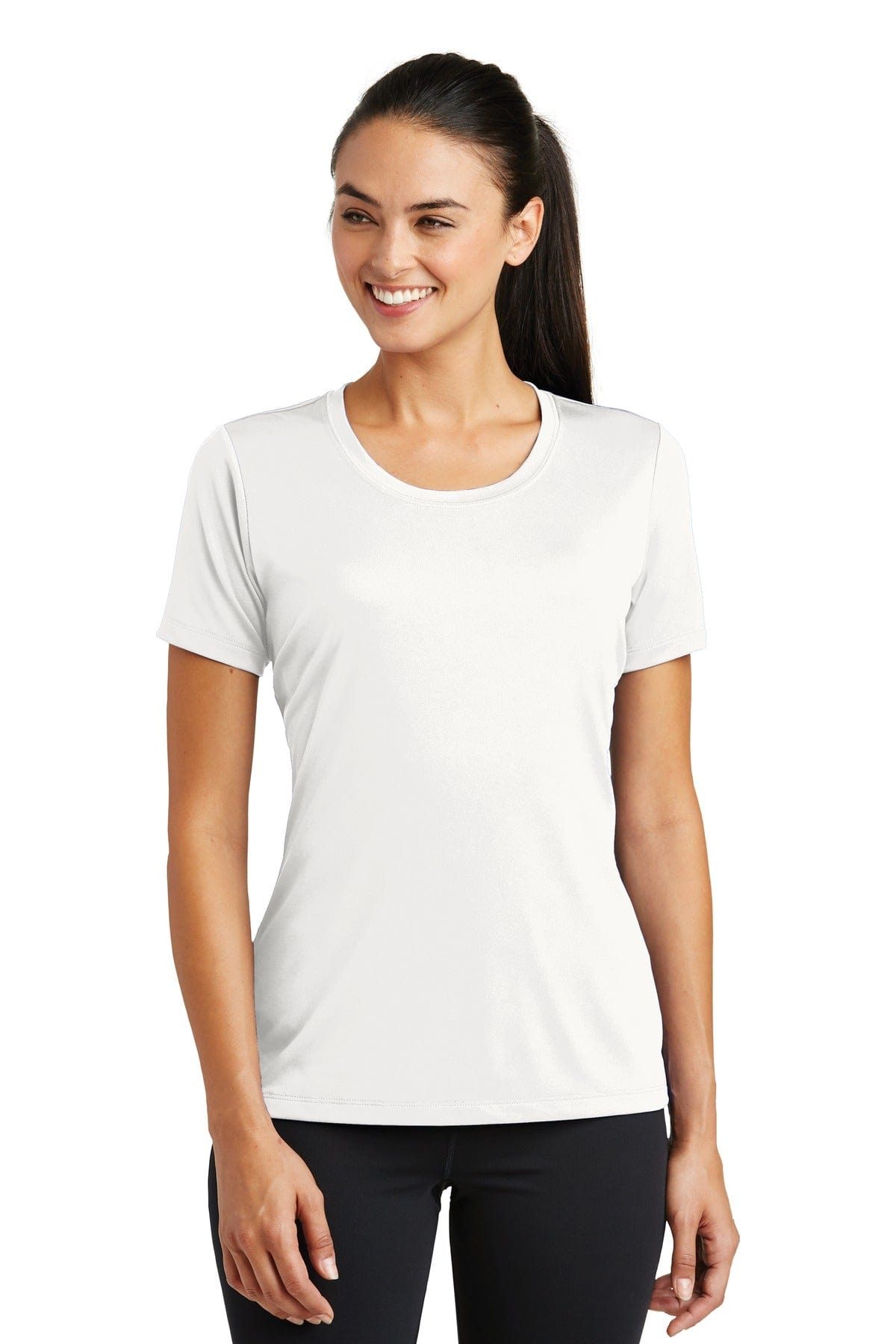 Sport-Tek T-Shirts XL / White DISCONTINUED Sport-Tek Ladies PosiCharge Tough Tee | LST320