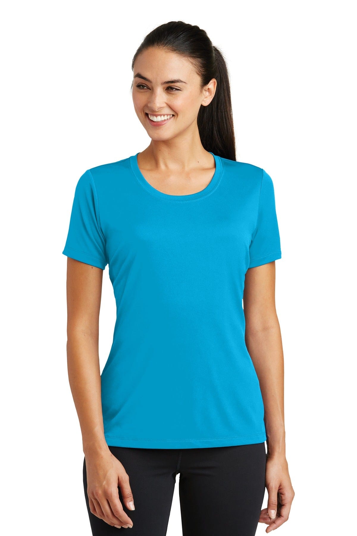 Sport-Tek T-Shirts XS / Atomic Blue DISCONTINUED  Sport-Tek ®  Ladies PosiCharge ®  Tough Tee ™ . LST320