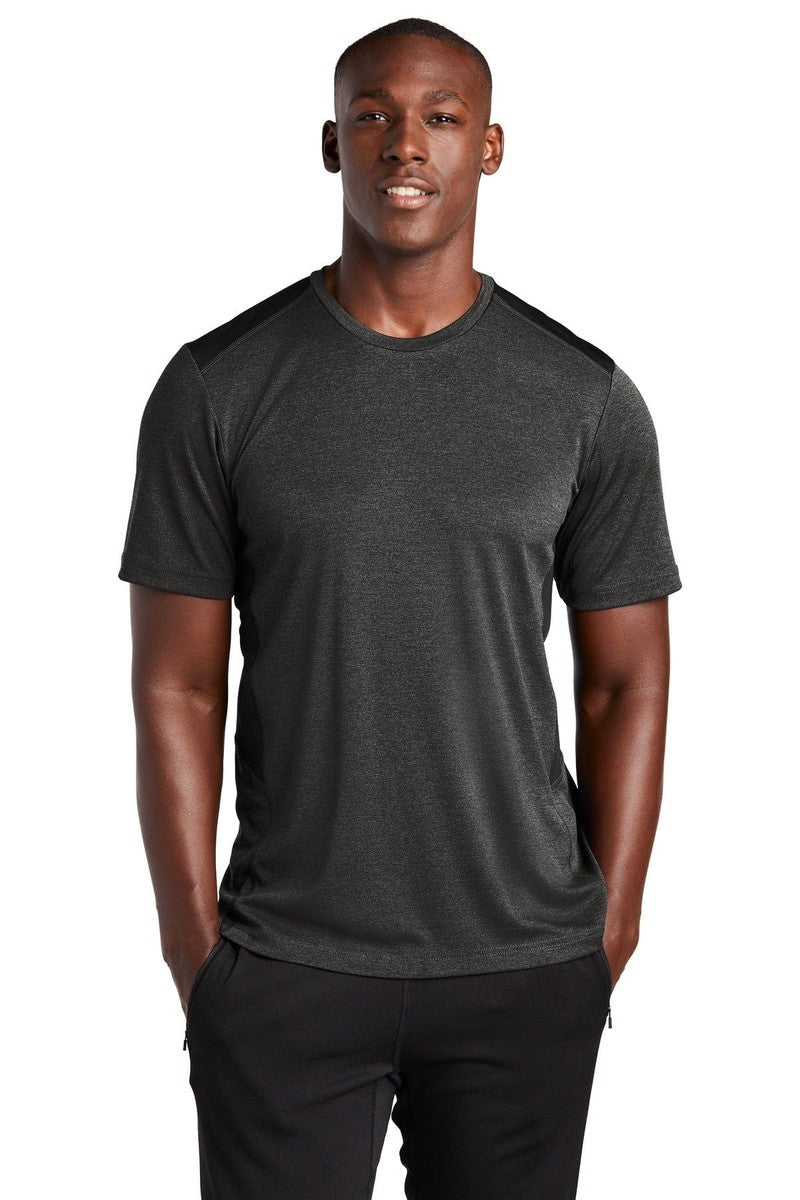 Sport-Tek T-Shirts XS / Black Heather/ Black Sport-Tek ST465: Endeavor Tee