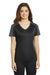 Sport-Tek T-Shirts XS / Black/ Iron Grey DISCONTINUED  Sport-Tek ®  Ladies PosiCharge ®  Competitor ™  Sleeve-Blocked V-Neck Tee. LST354