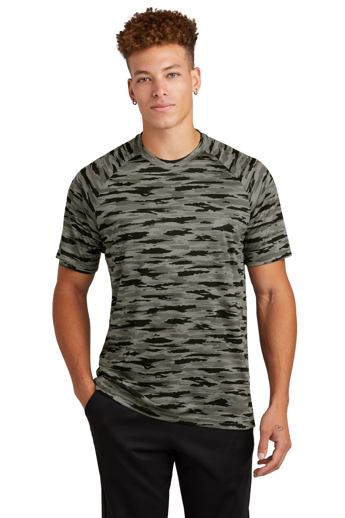 Sport-Tek T-Shirts XS / Black Sport-Tek Drift Camo Tee: ST375