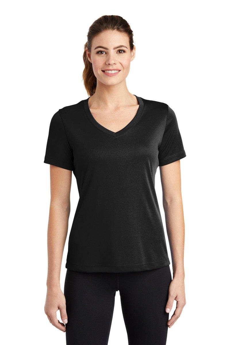 Sport-Tek T-Shirts XS / Black Sport-Tek LST353: Ladies PosiCharge Competitor V-Neck Tee