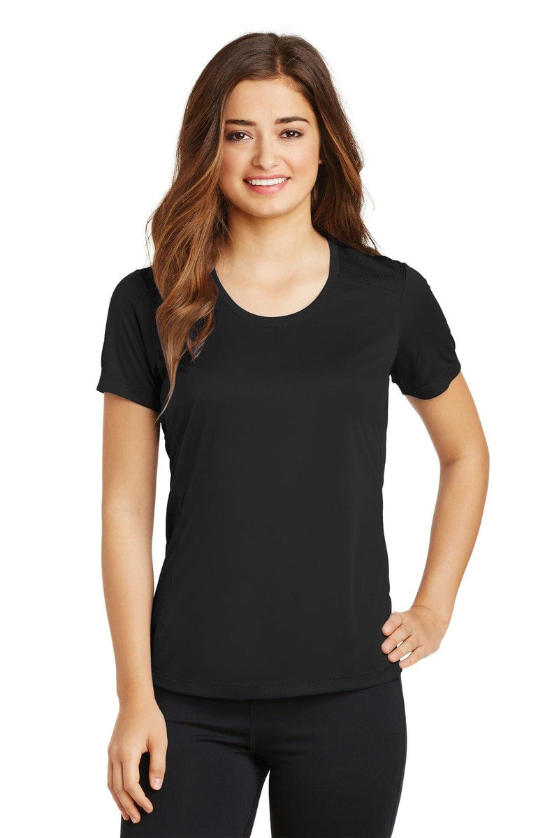 Sport-Tek T-Shirts XS / Black Sport-Tek LST380: Ladies PosiCharge Elevate Scoop Neck Tee