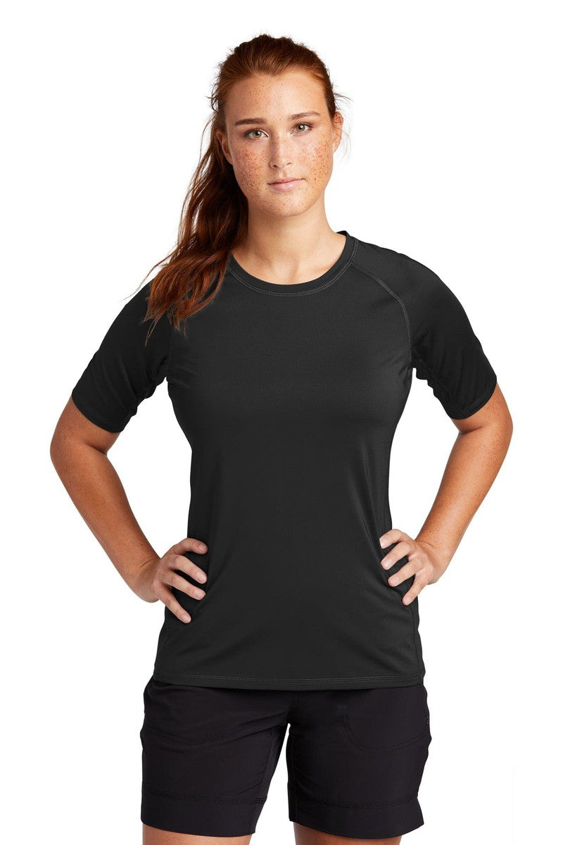 Sport-Tek T-Shirts XS / Black Sport-Tek LST470: Ladies Rashguard Tee. LST470