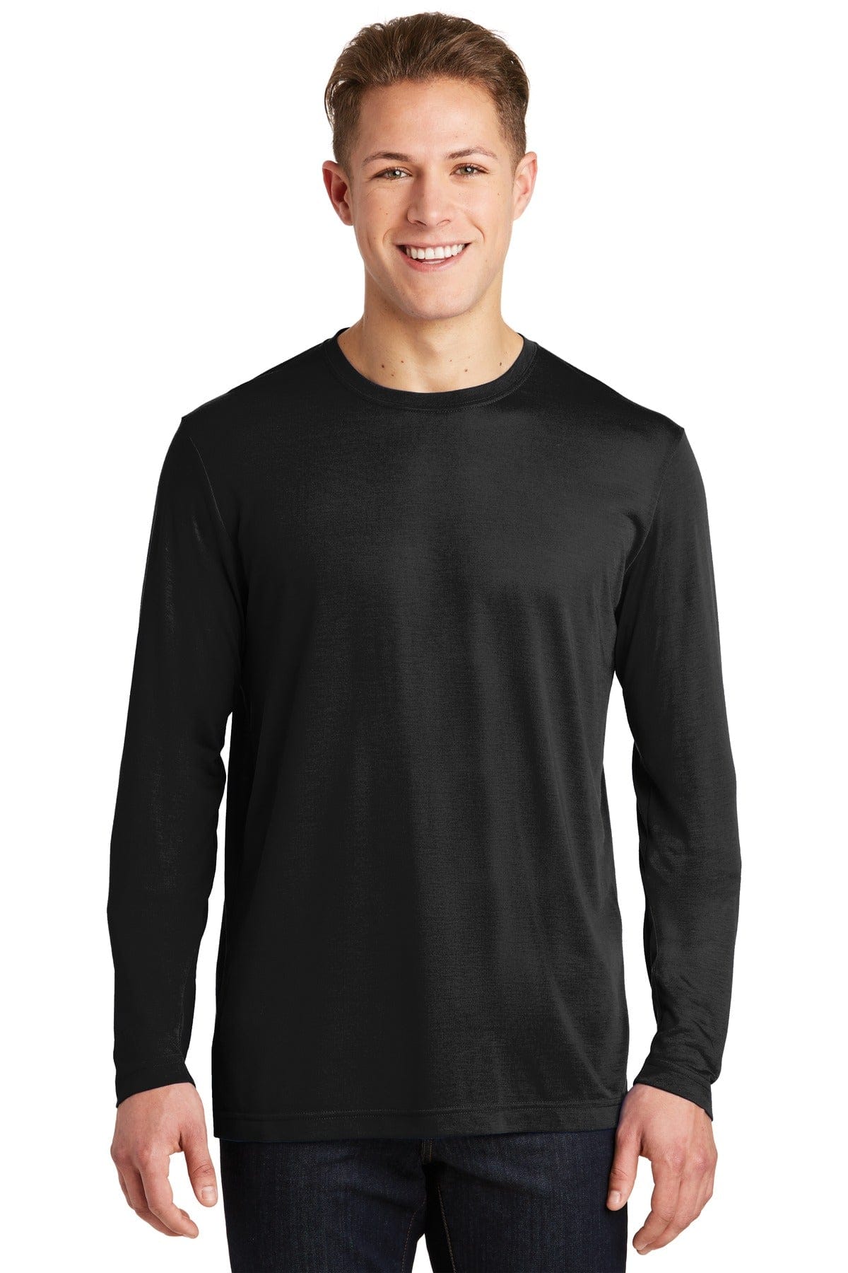 Sport-Tek T-Shirts XS / Black Sport-Tek ST450LS Long Sleeve PosiCharge Competitor Cotton Touch Tee