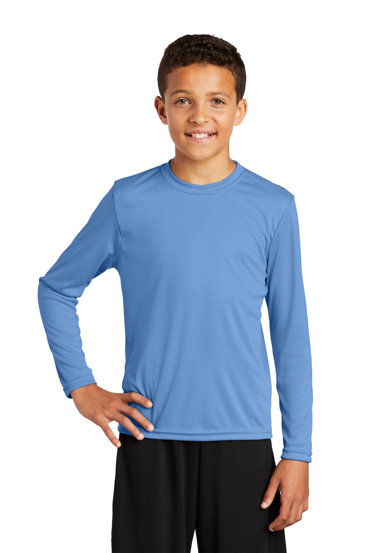 Sport-Tek T-Shirts XS / Carolina Blue Sport-Tek YST350LS: Youth Long Sleeve PosiCharge Competitor Tee