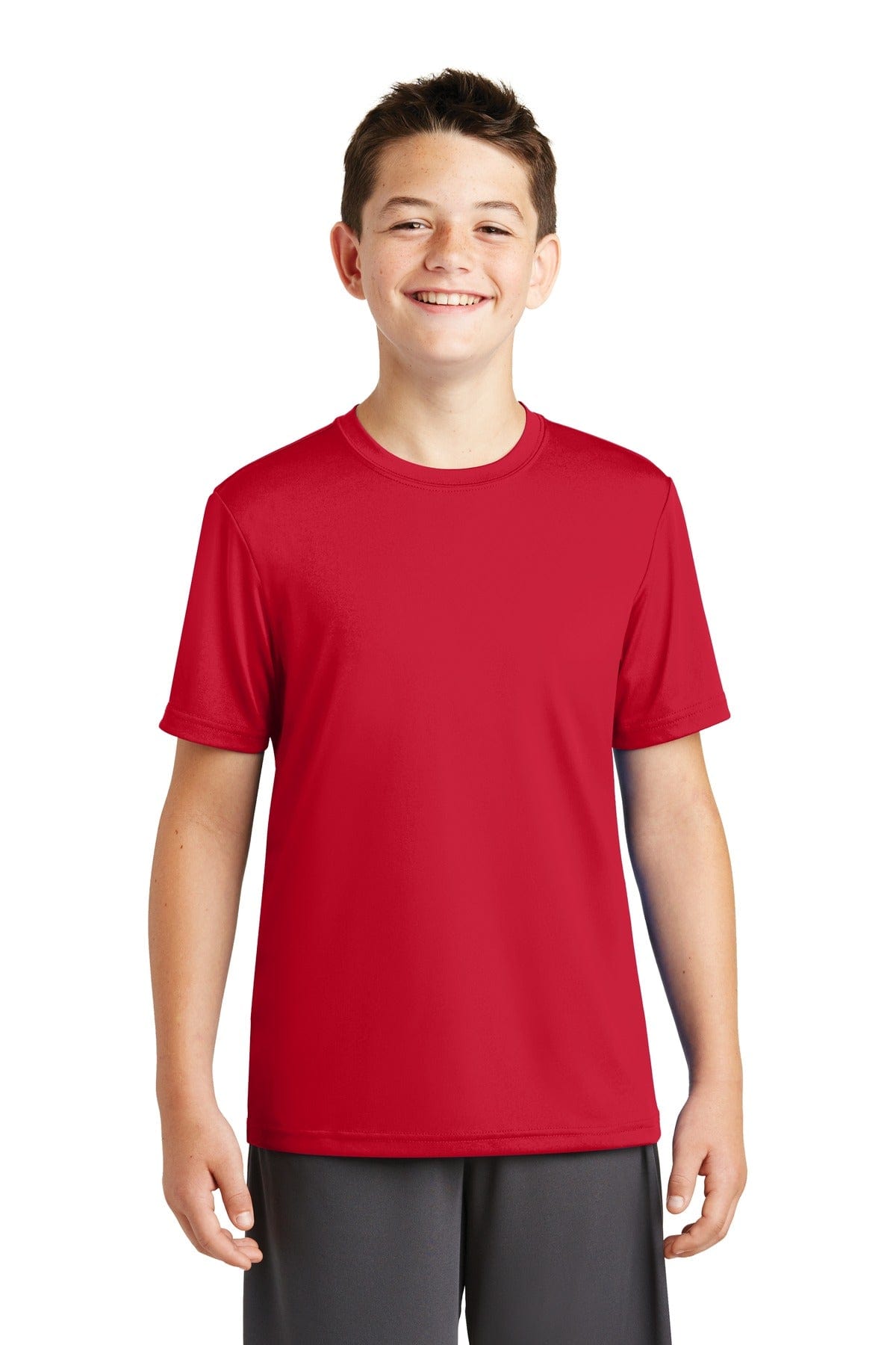 Sport-Tek T-Shirts XS / Deep Red DISCONTINUED  Sport-Tek ®  Youth PosiCharge ®  Tough Tee ™ . YST320