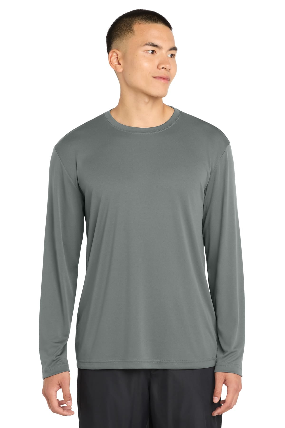 Sport-Tek T-Shirts XS / Grey Concrete Sport-Tek ST350LS Long Sleeve PosiCharge Competitor Tee