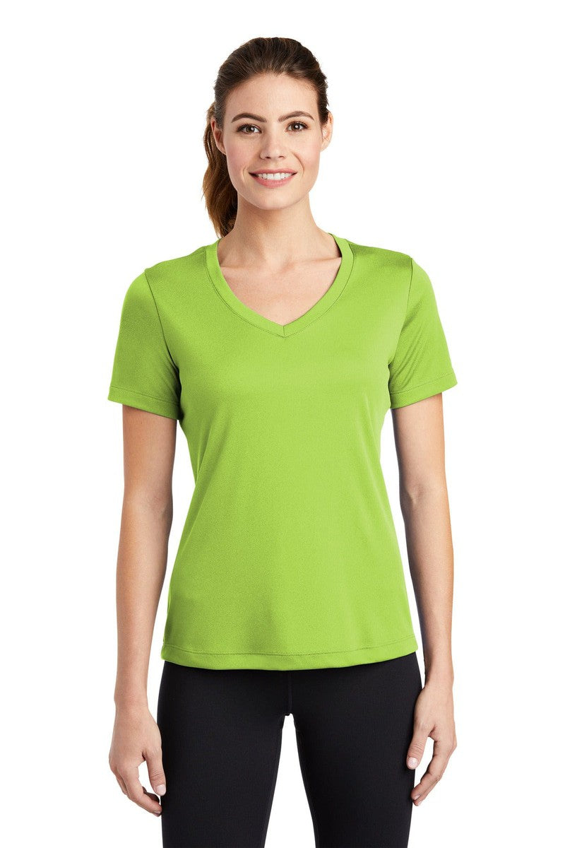 Sport-Tek T-Shirts XS / Lime Shock Sport-Tek LST353: Ladies PosiCharge Competitor V-Neck Tee