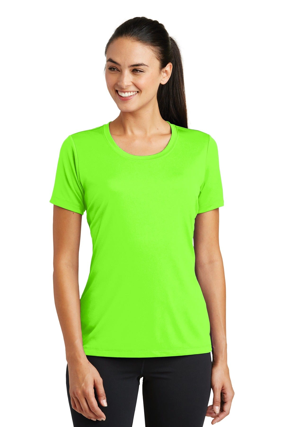 Sport-Tek T-Shirts XS / Neon Green DISCONTINUED  Sport-Tek ®  Ladies PosiCharge ®  Tough Tee ™ . LST320