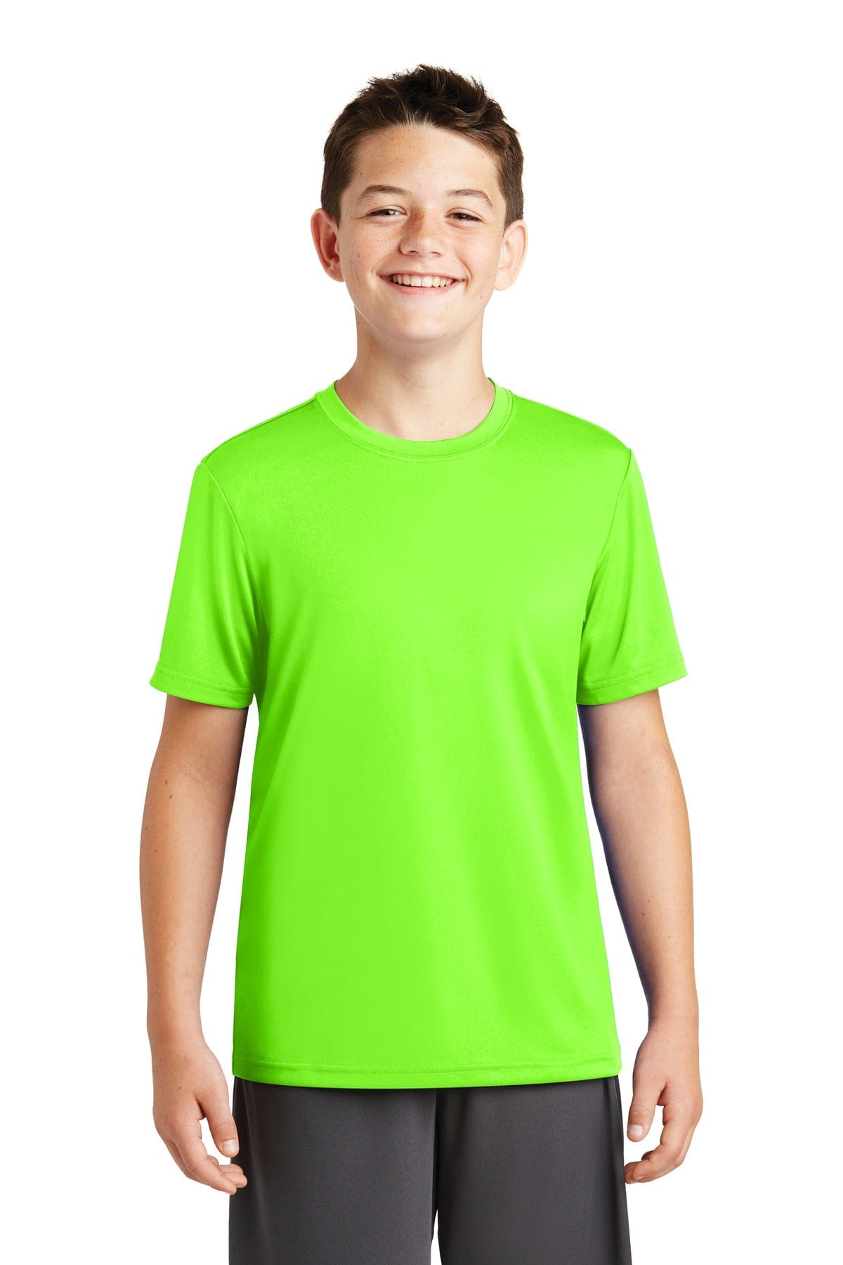Sport-Tek T-Shirts XS / Neon Green DISCONTINUED  Sport-Tek ®  Youth PosiCharge ®  Tough Tee ™ . YST320