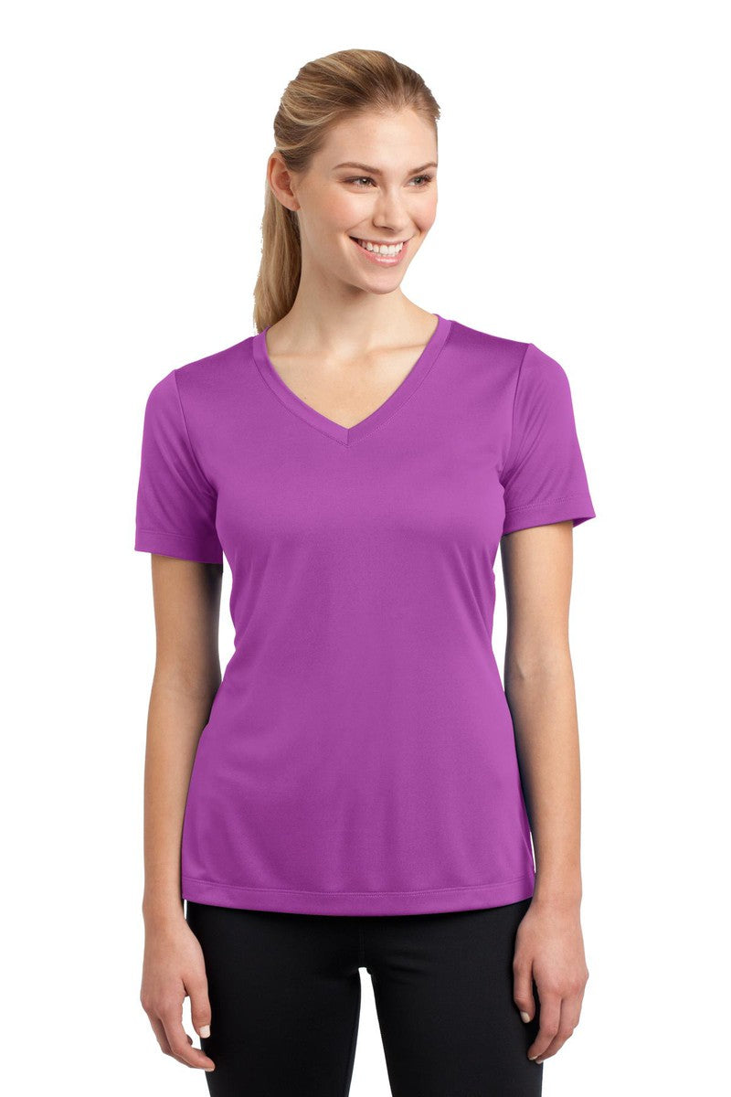 Sport-Tek T-Shirts XS / Pink Orchid Sport-Tek LST353: Ladies PosiCharge Competitor V-Neck Tee