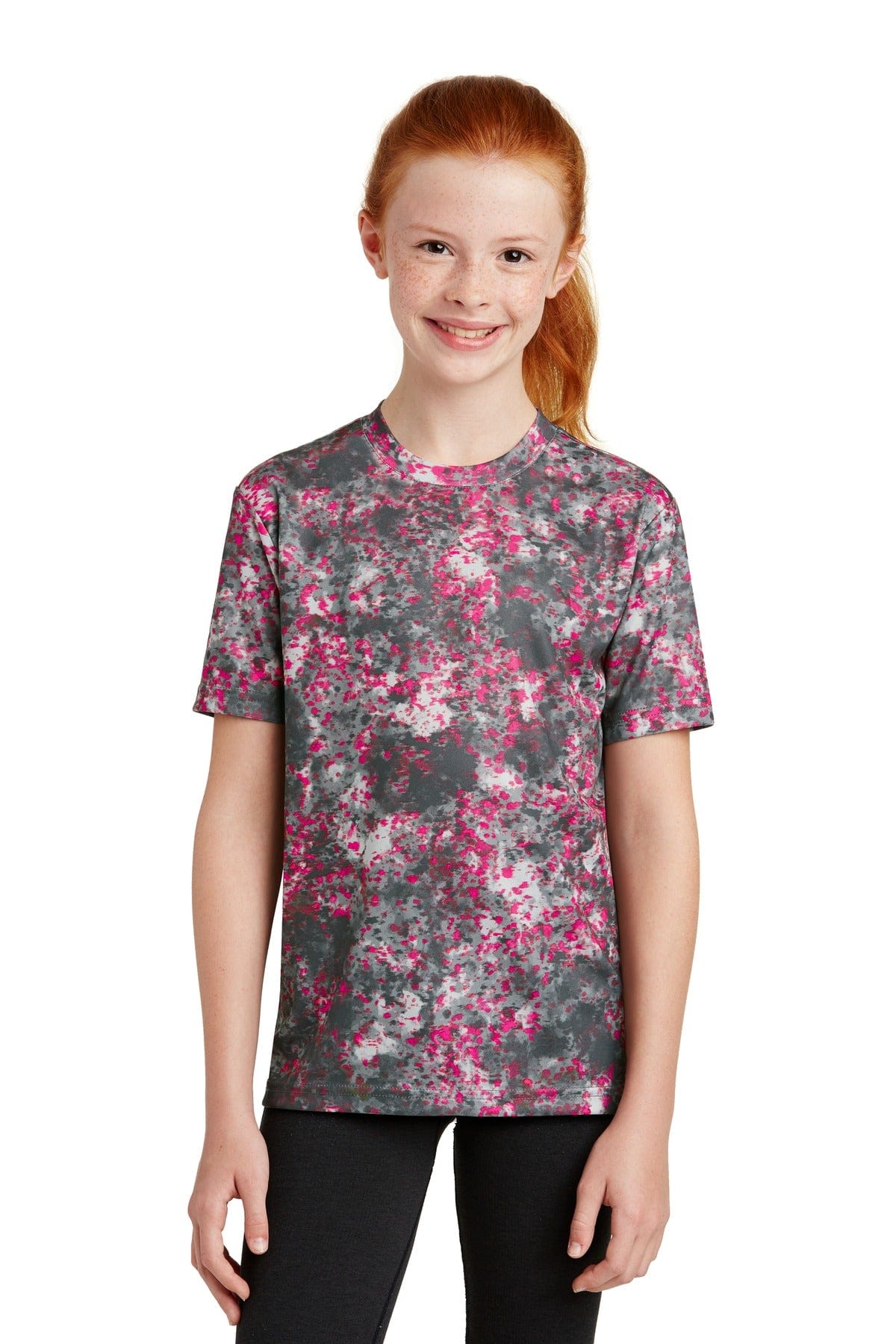 Sport-Tek T-Shirts XS / Pink Raspberry DISCONTINUED  Sport-Tek ®  Youth Mineral Freeze Tee. YST330
