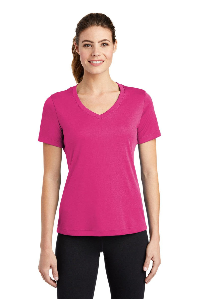 Sport-Tek T-Shirts XS / Pink Raspberry Sport-Tek LST353: Ladies PosiCharge Competitor V-Neck Tee