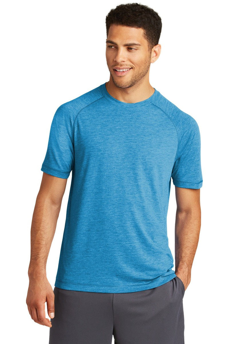 Sport-Tek T-Shirts XS / Pond Blue Heather Sport-Tek ST400: PosiCharge Tri-Blend Wicking Raglan Tee