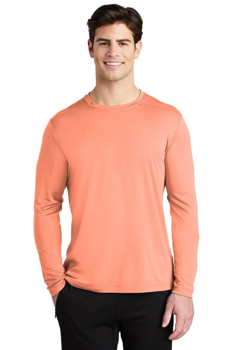 Sport-Tek T-Shirts XS / Soft Coral Sport-Tek ST420LS: Posi-UV Pro Long Sleeve Tee