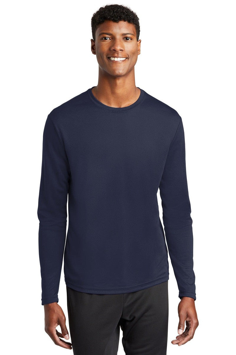 Sport-Tek T-Shirts XS / True Navy Sport-Tek ST340LS PosiCharge RacerMesh Long Sleeve Tee