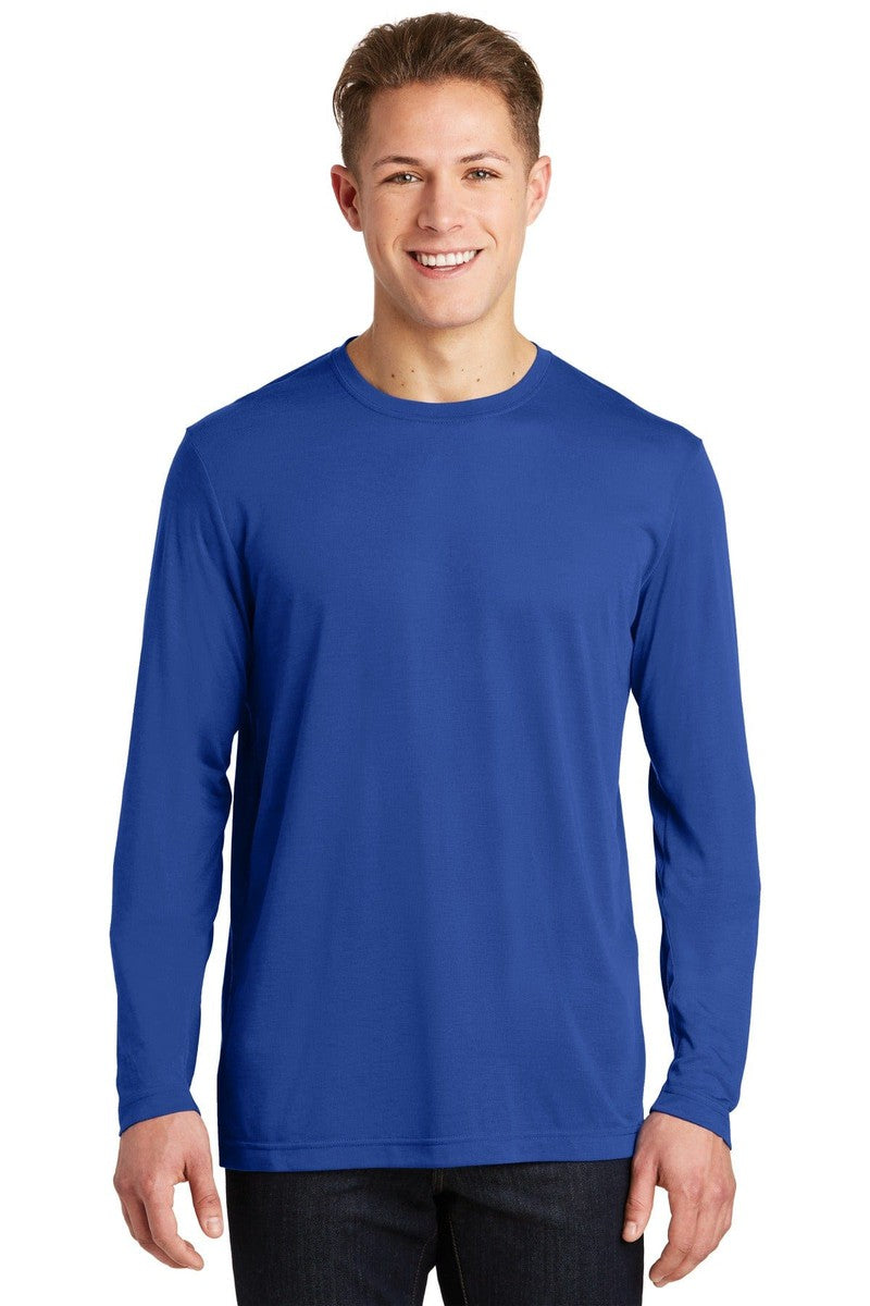 Sport-Tek T-Shirts XS / True Royal Sport-Tek ST450LS: Long Sleeve PosiCharge Competitor Cotton Touch Tee