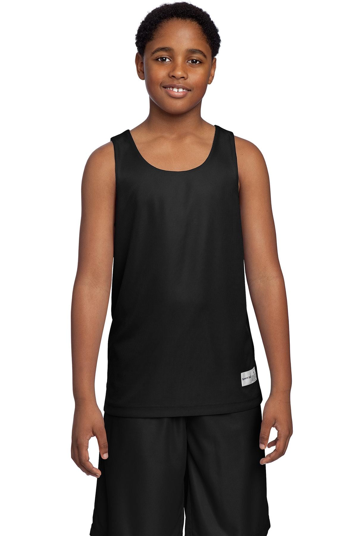 Sport-Tek Tank Tops DISCONTINUED  Sport-Tek ®  Youth PosiCharge ®  Mesh Reversible Tank. YT550
