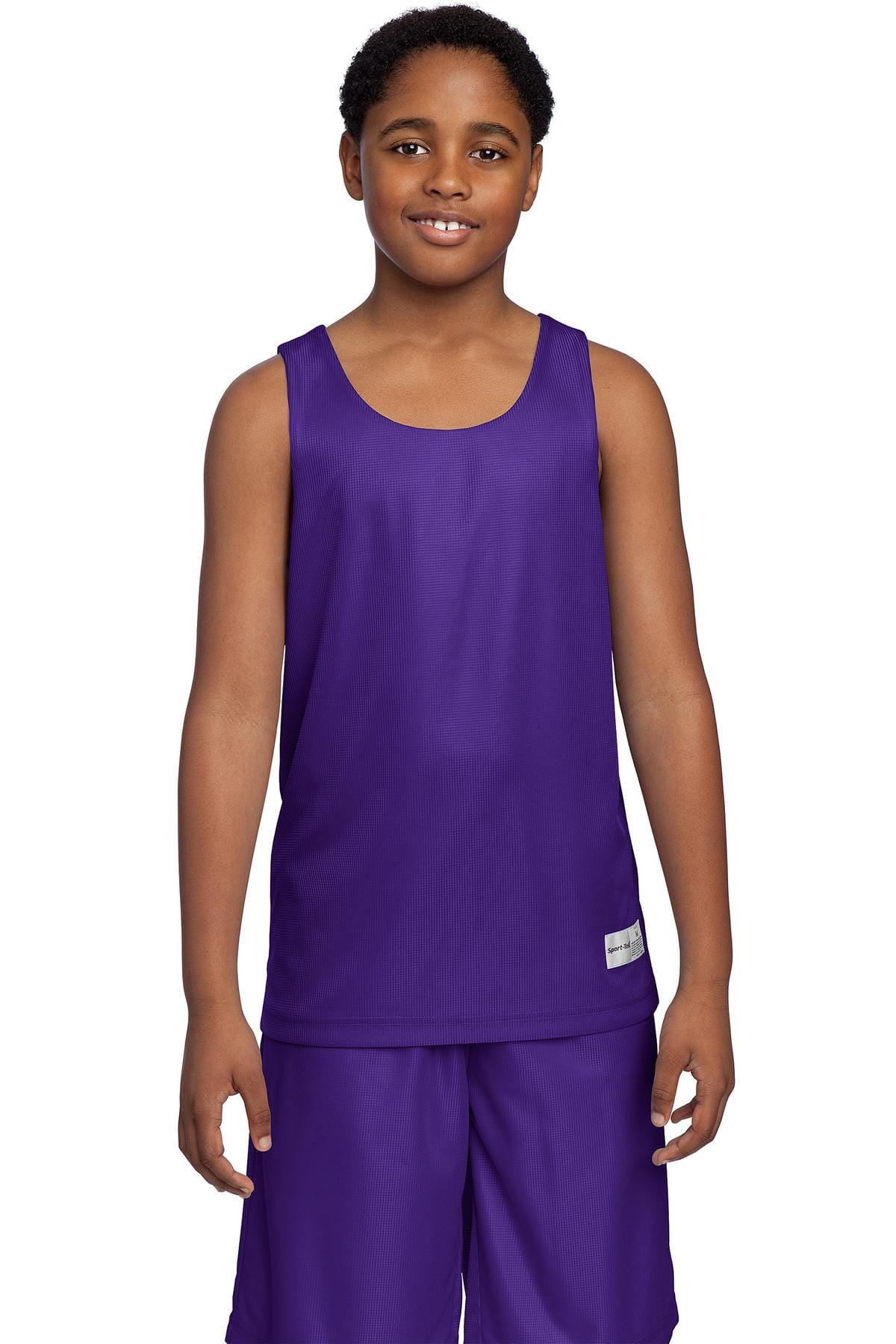 Sport-Tek Tank Tops DISCONTINUED  Sport-Tek ®  Youth PosiCharge ®  Mesh Reversible Tank. YT550
