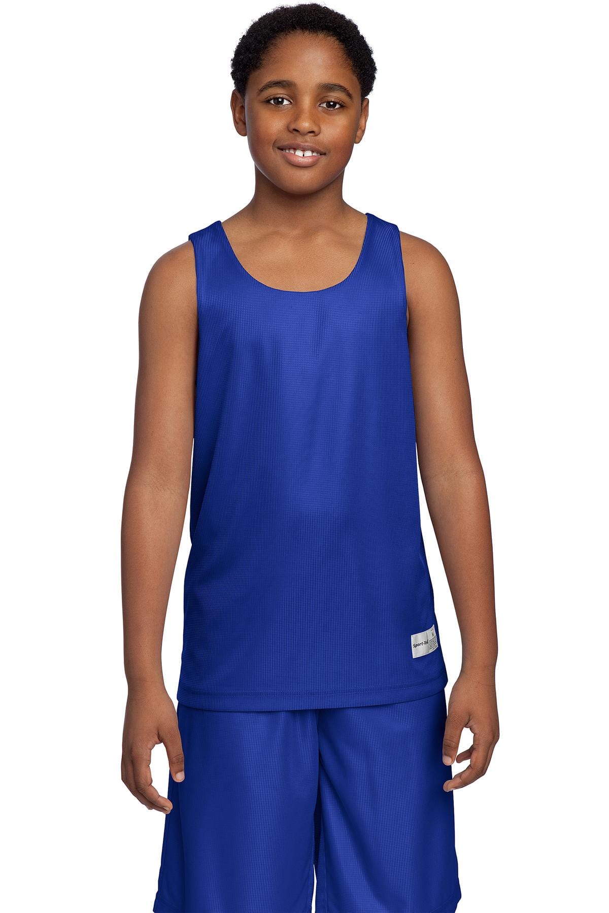 Sport-Tek Tank Tops DISCONTINUED  Sport-Tek ®  Youth PosiCharge ®  Mesh Reversible Tank. YT550