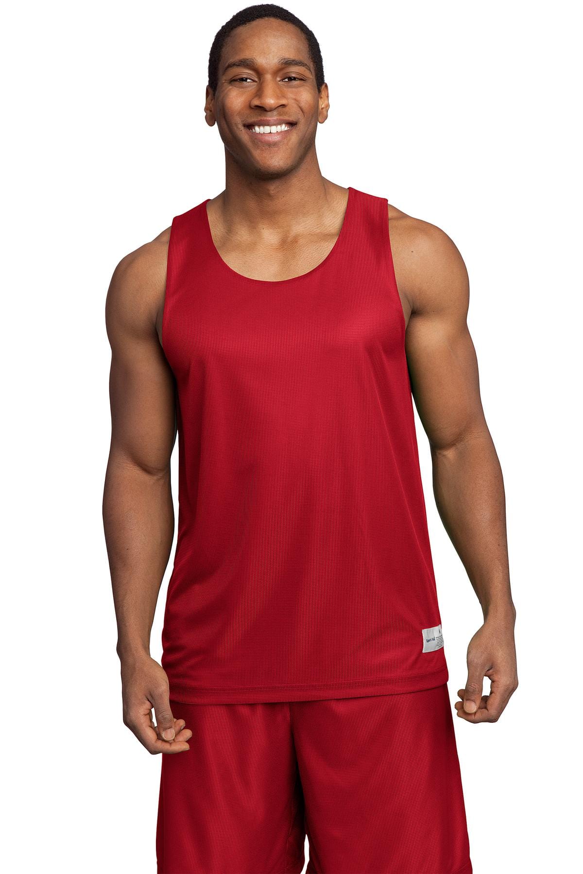 Sport-Tek Tank Tops M / True Red DISCONTINUED  Sport-Tek ®  PosiCharge ®  Mesh Reversible Tank. T550