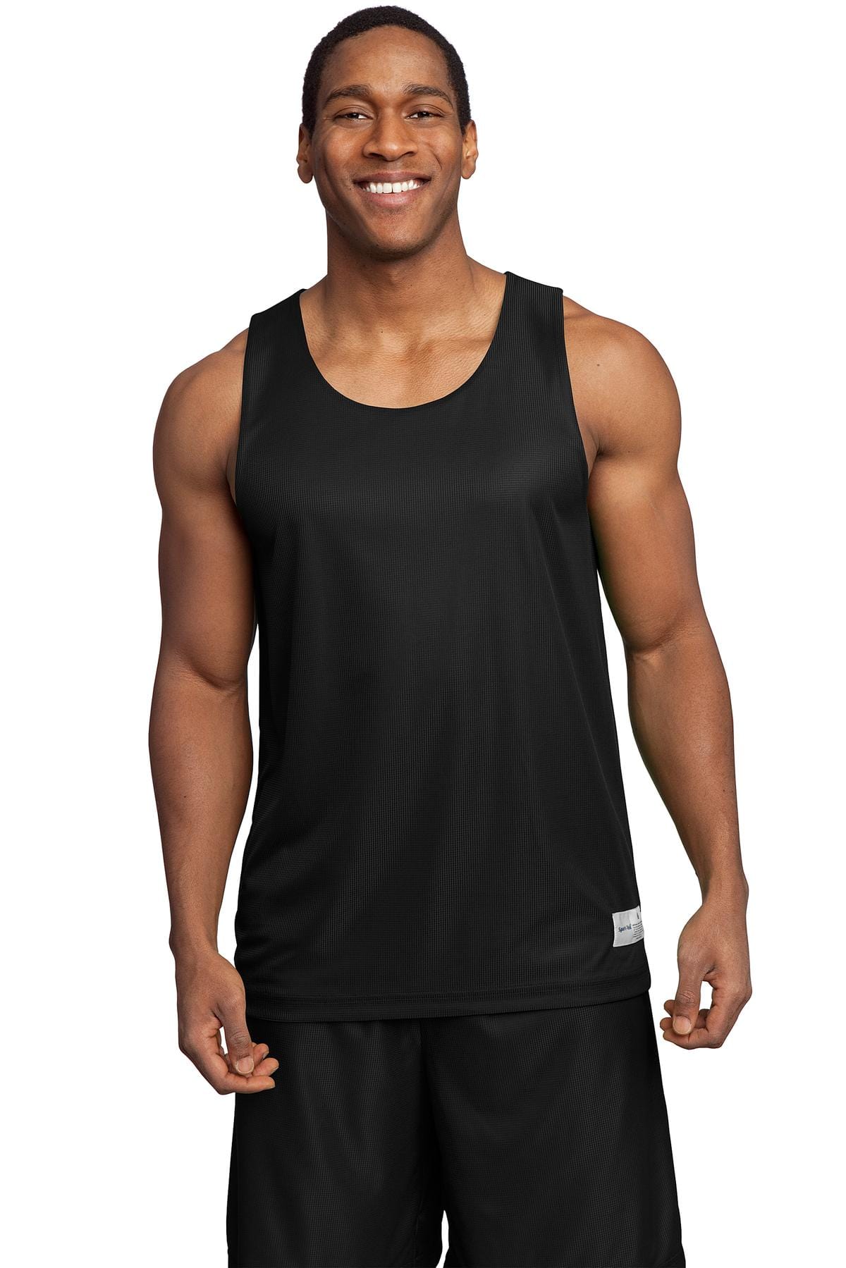 Sport-Tek Tank Tops S / Black DISCONTINUED  Sport-Tek ®  PosiCharge ®  Mesh Reversible Tank. T550