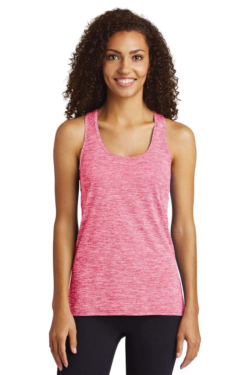 Sport-Tek Tank Tops Sport-Tek LST396: Ladies PosiCharge Electric Heather Racerback Tank