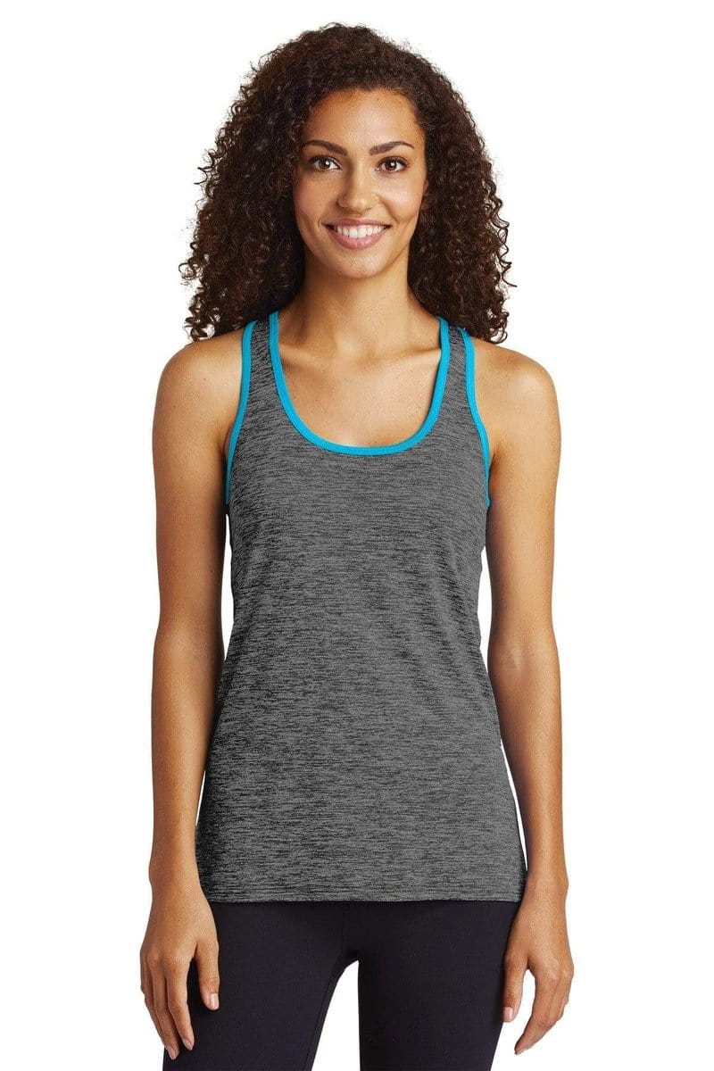 Sport-Tek Tank Tops Sport-Tek LST396: Ladies PosiCharge Electric Heather Racerback Tank