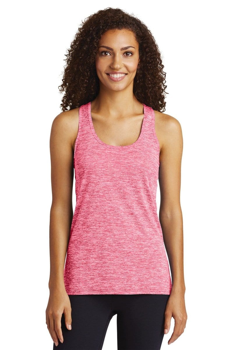 Sport-Tek Tank Tops Sport-Tek LST396: Ladies PosiCharge Electric Heather Racerback Tank
