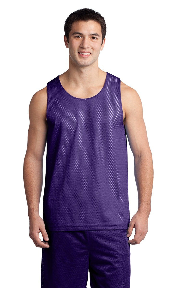 Sport-Tek Tank Tops XL / Purple Sport-Tek ST500: PosiCharge Classic Mesh Reversible Tank