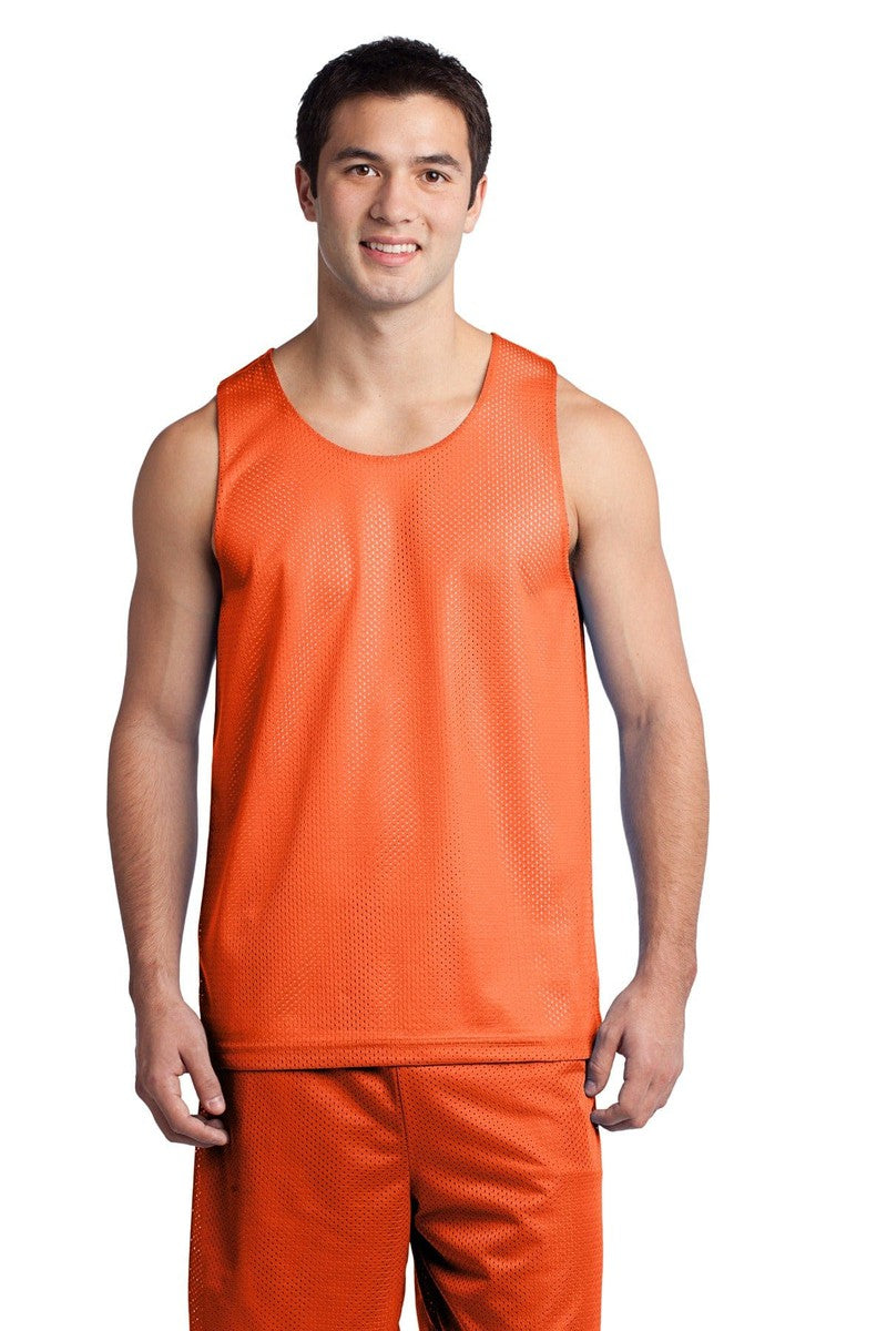 Sport-Tek Tank Tops XS / Deep Orange Sport-Tek ST500: PosiCharge Classic Mesh Reversible Tank